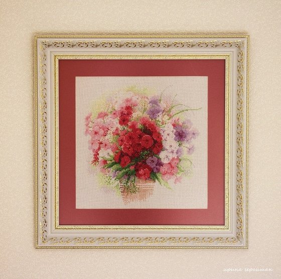 Работа «Акварельные флоксы»