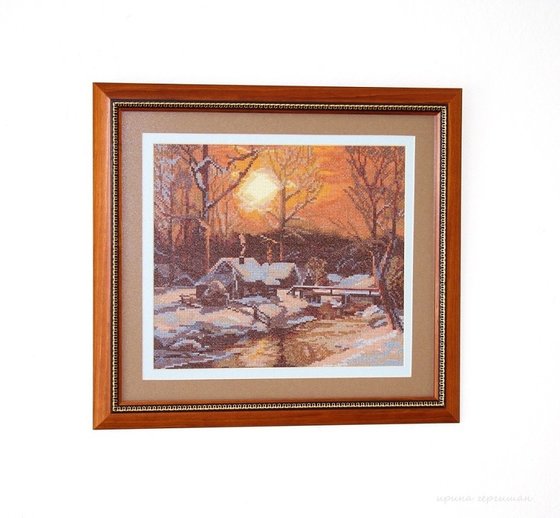 Работа «Зимнее утро»