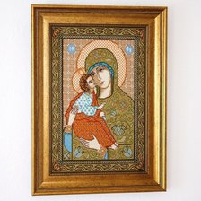 Работа «Богоматерь Акафистная-Хилендарская»