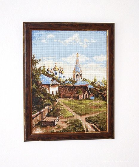 Работа «Московский дворик»