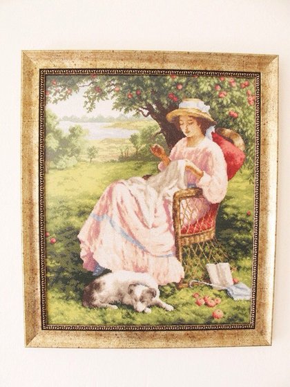 Работа «Яблоневый сад»