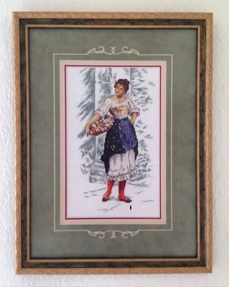 Работа «День на цветочном рынке»