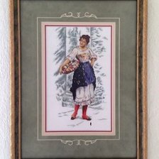 Работа «День на цветочном рынке»