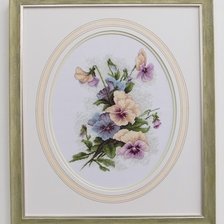 Работа «Анютины глазки»