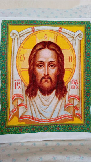 Работа «Икона "Спас Нерукотворный"»