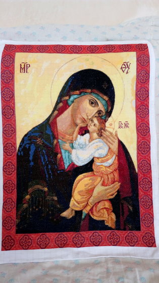 Работа «Икона Божией Матери»