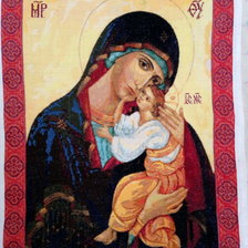Работа «Икона Божией Матери»