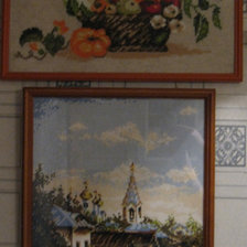 Работа «Московский дворик.   Натюрморт»