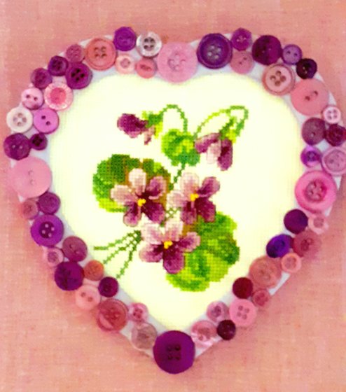 Работа «Фиалка душистая»