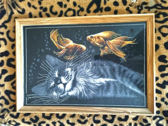 Работа «Сон котейки»