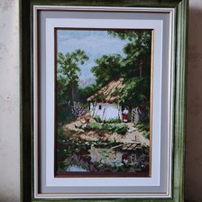 Работа «Хата у пруда»