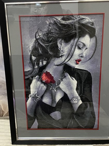 Работа «Страстная роза»