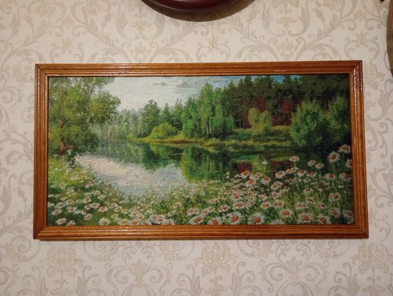 Работа «Лето. Ромашки»