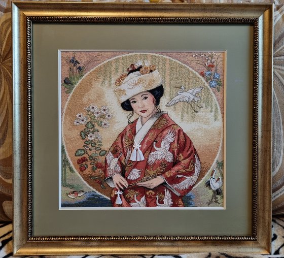 Работа «Японская девушка»