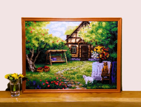 Работа «Летний домик»