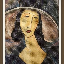 Работа «Портрет женщины в шляпе»