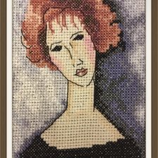 Работа «Девушка с рыжими волосами»