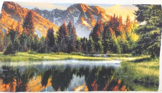 Работа «КК180 Закат в горах, Катюшкины крестики.»