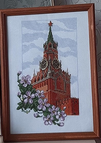 Работа «"Москва. Спасская башня".»