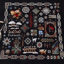 Работа «"Ночь перед Рождеством" по схеме от "Совиный лес".»