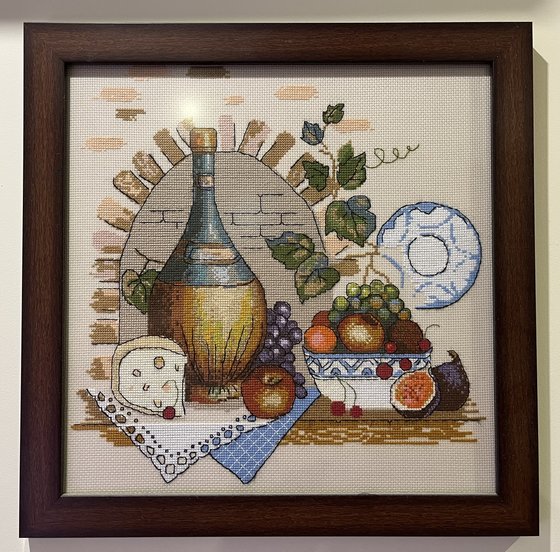 Работа «Натюрморт с сыром»