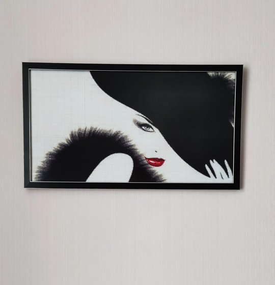 Работа «Дама в шляпе»