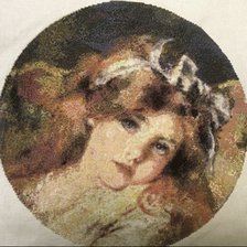 Работа «По мотивам картины Маковского «детская головка»»