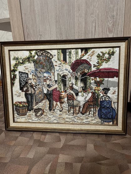 Работа «Испанский дворик»