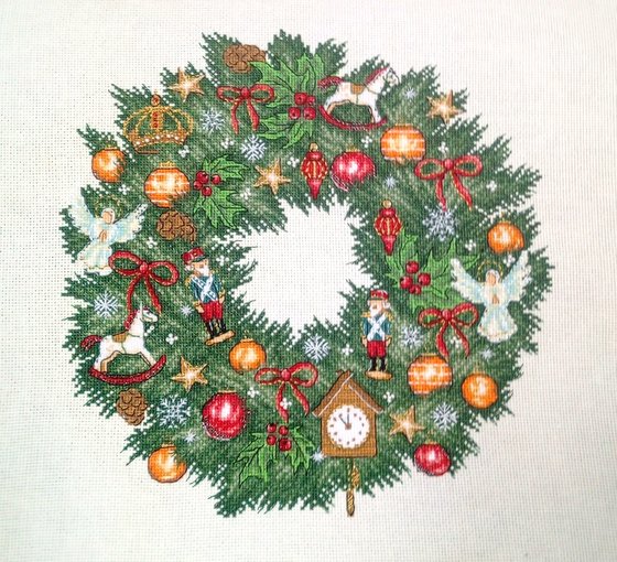 Работа «викторианский венок»