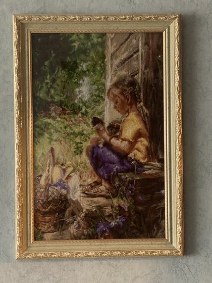 Работа «На крыльце (Luca S)»