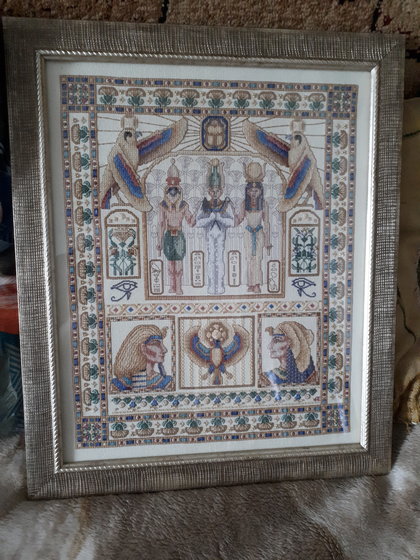 Работа «Египетский сэмплер от Терезы Венцлер.»