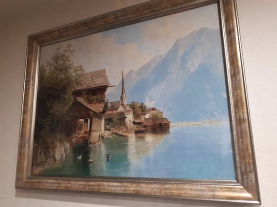 Работа «Городок в Альпах. Разработка Творческой Артели "Белый КроликЪ".»