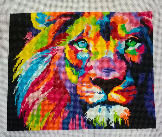 Работа «Радужный лев»