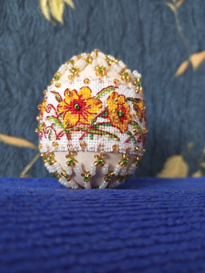 Работа «Пасхальное яйцо-нарцисс от РИОЛИС»