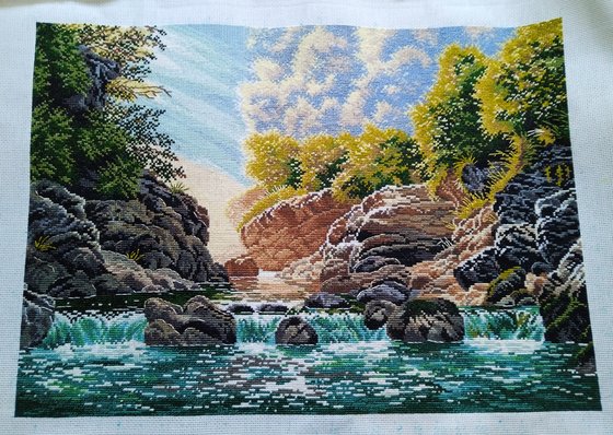 Работа «Утро в Гуамском ущелье»