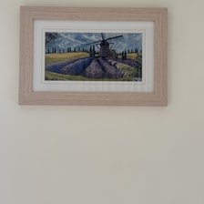 Работа «Лавандовые поля»