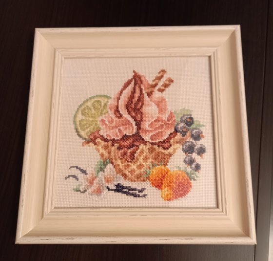 Работа «Ванильное мороженое»