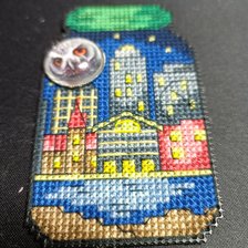 Работа «Магнитик Ночь в банке»