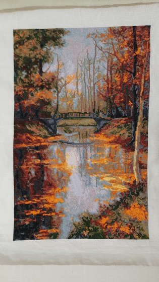 Работа «"Золотая осень" , арт.562, "Чаривна мить".»