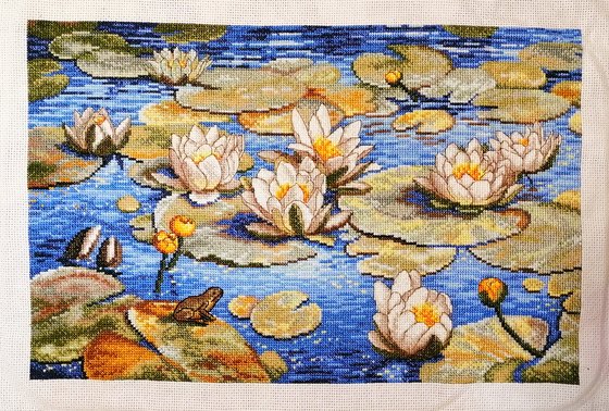 Работа «Большие лилии»