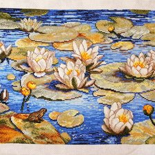 Работа «Большие лилии»