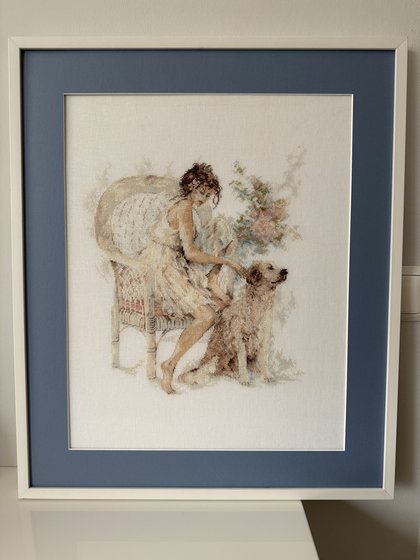 Работа «Lanarte «Девушка с собакой»»