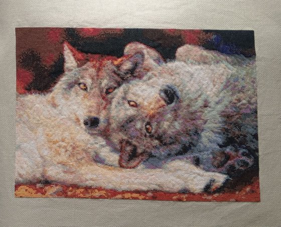 Работа «Счастливая пара (Happy Nappers)»