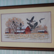 Работа «Winter Geese»