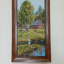 Работа «Летний домик»