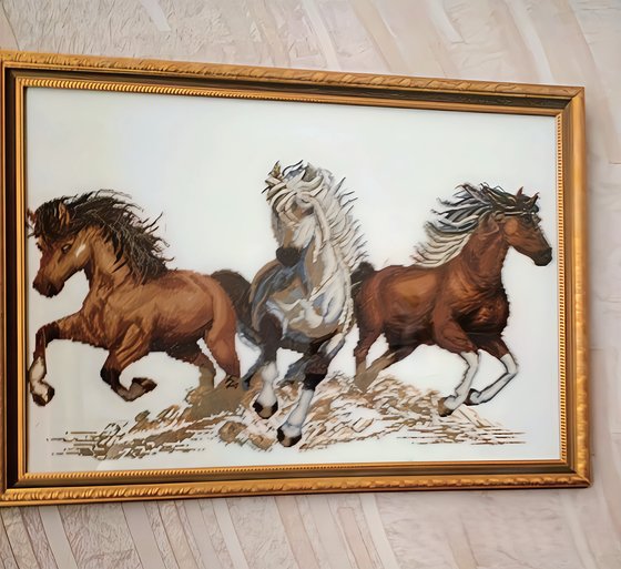 Работа «Кони»