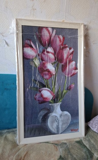 Работа «Тюльпаны»