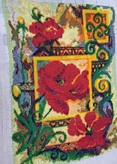 Работа «маки на подушку»