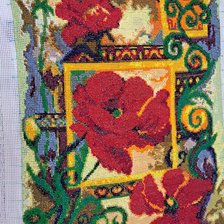 Работа «маки на подушку»