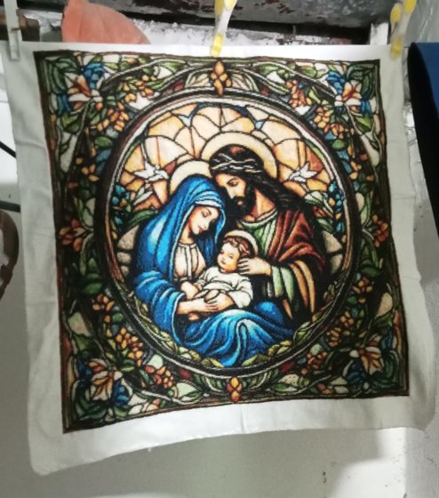 Работа «La familia de la natividad»